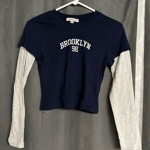 Navy Brooklyn tshirt